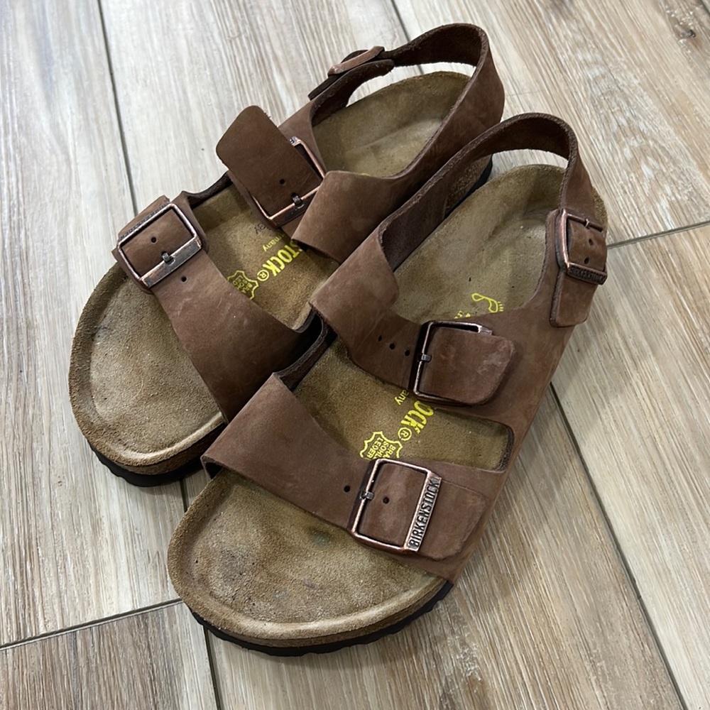 Birkenstock Milano - Unisex - Brown Sand Color